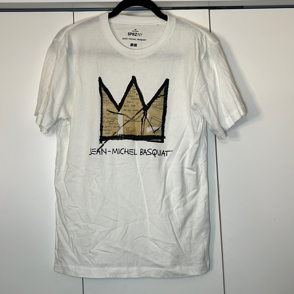 Jean - Michel Basquiat Art Casual Graphic Tee Shirt Uniqlo